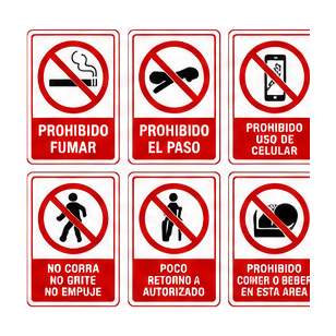 Señalética reglamentaria